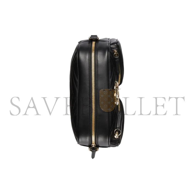 GUCCI GG MARMONT LEATHER CROSSBODY BAG 798715 (24.5*15*9cm)